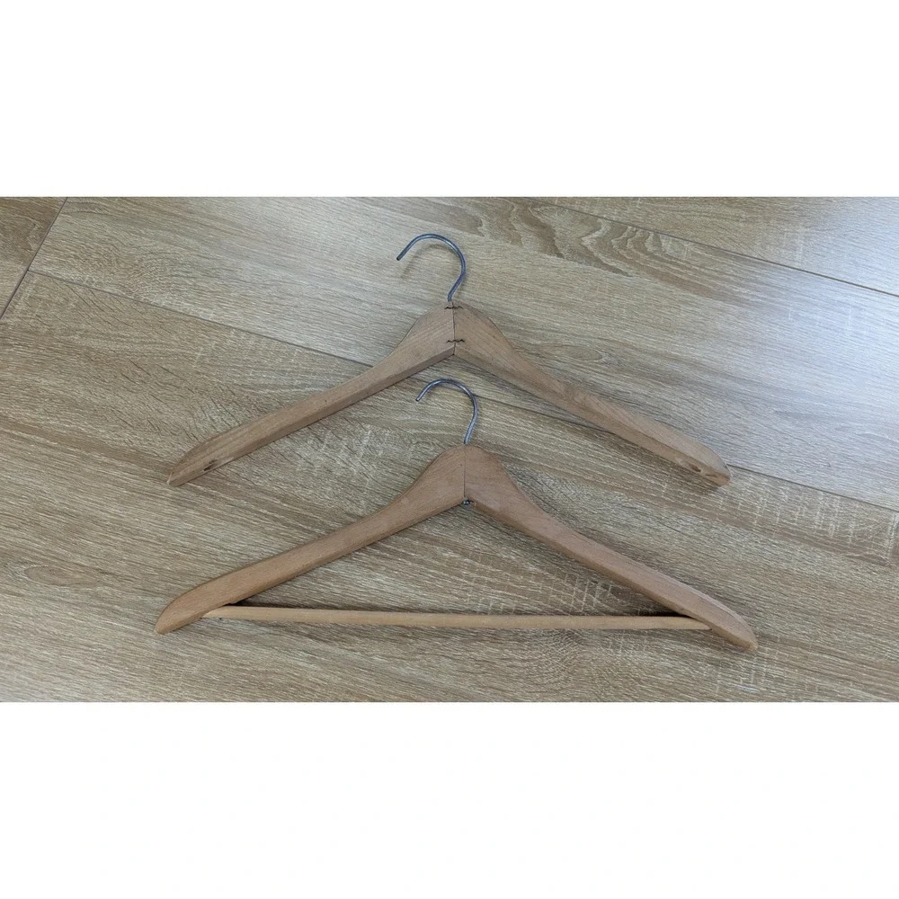 Vintage Wood Clothing Hanger SOMERSET Boston Continental Bar